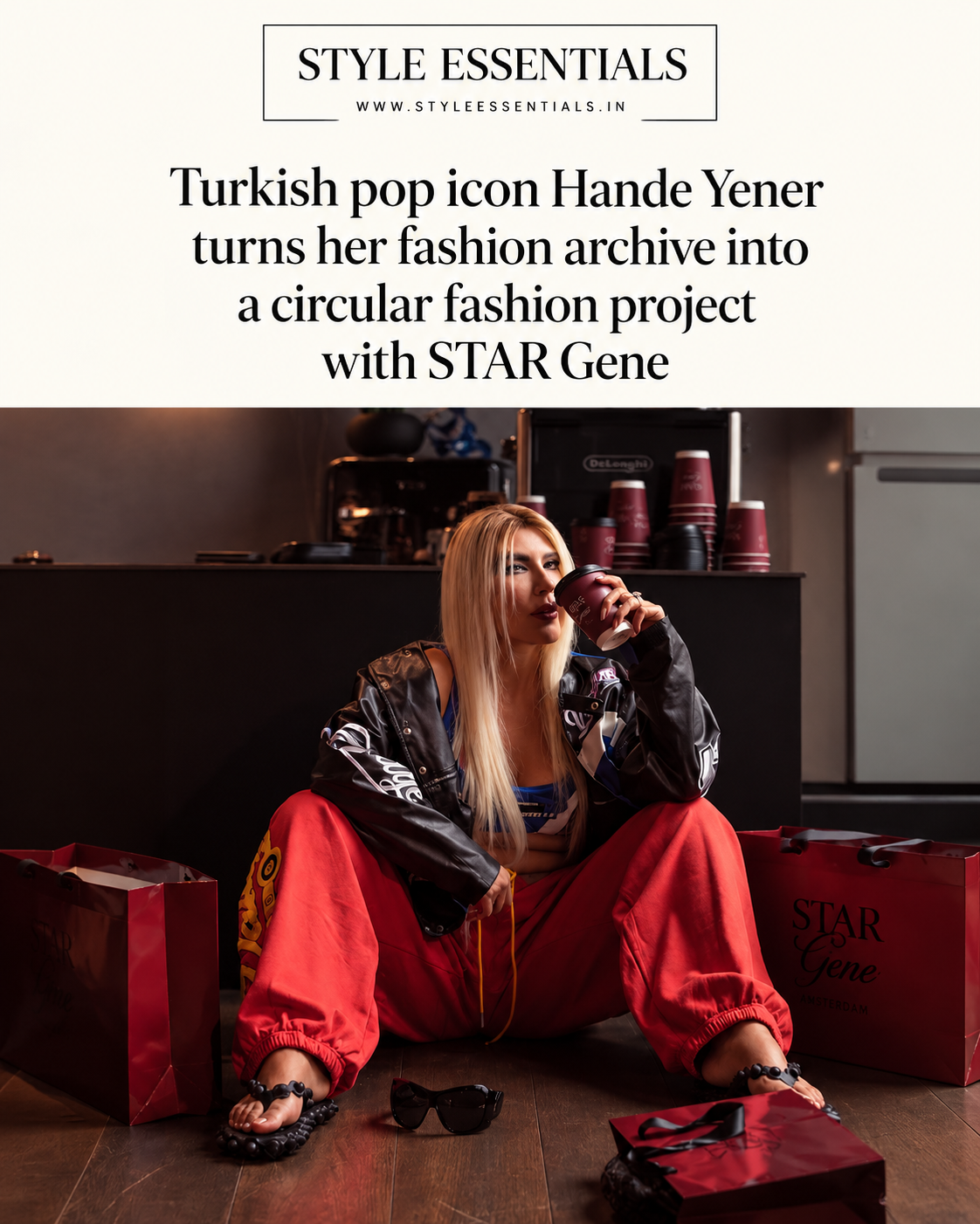 Turkish Pop Icon Hande Yener Turns Her Fashion Archive Into a Circular Fashion Project with STAR Gene