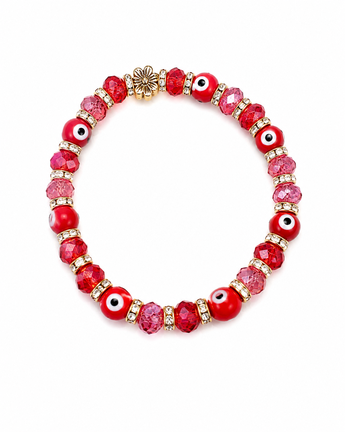 Red Nazar Eye Crystal Bracelet