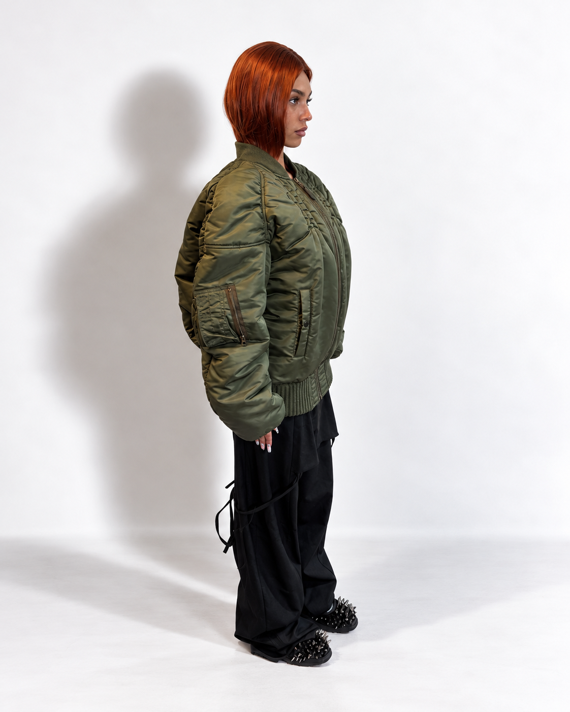 Junya Watanabe Green Bomber Jacket