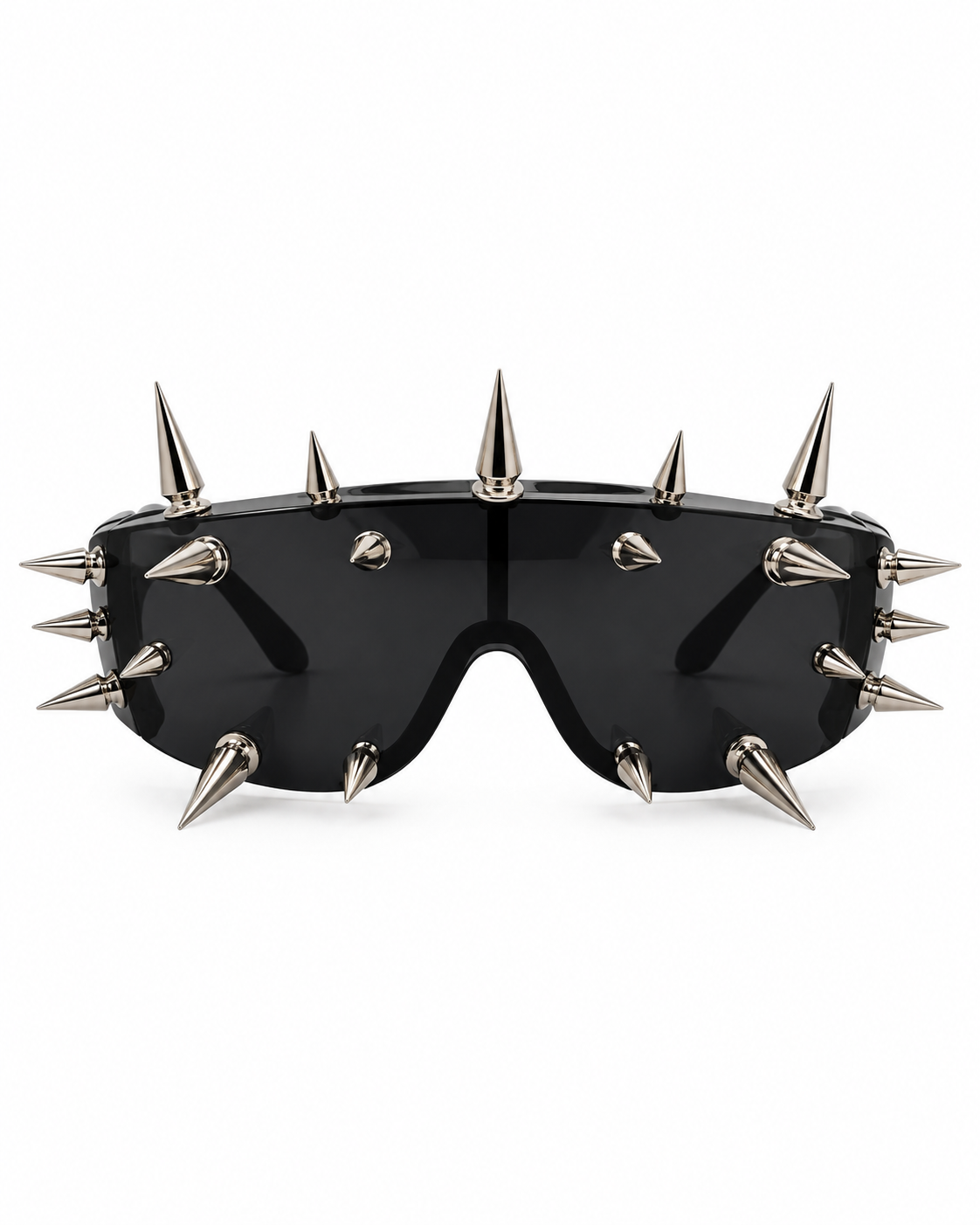 Tokyo Vintage Spiked Shield Sunglasses