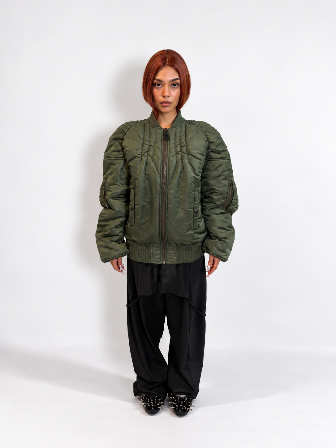 Junya Watanabe Green Bomber Jacket