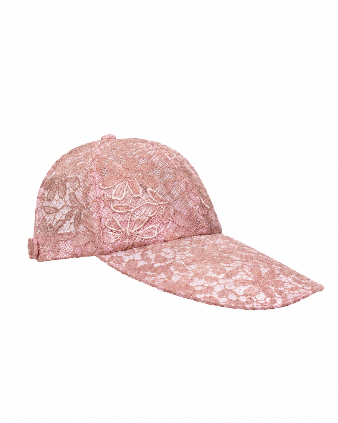 ZARA x JOHN GALLIANO – BLACK OR PINK FLORAL EMBROIDERED LACE CAP