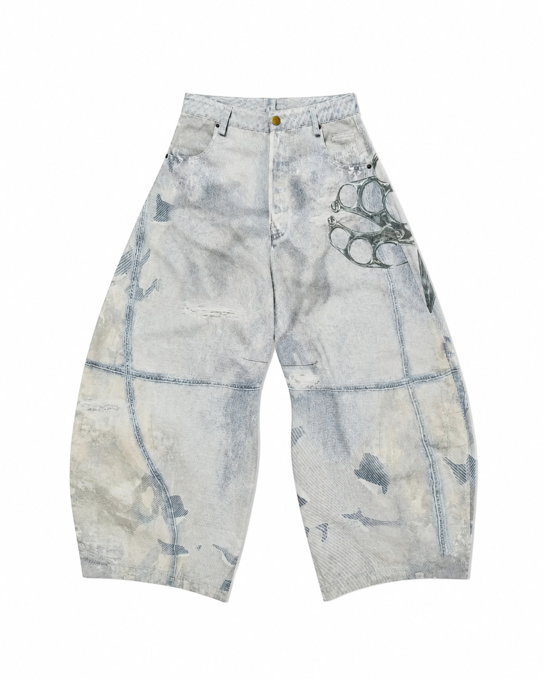 Feng System Baggy Jeans Light Blue