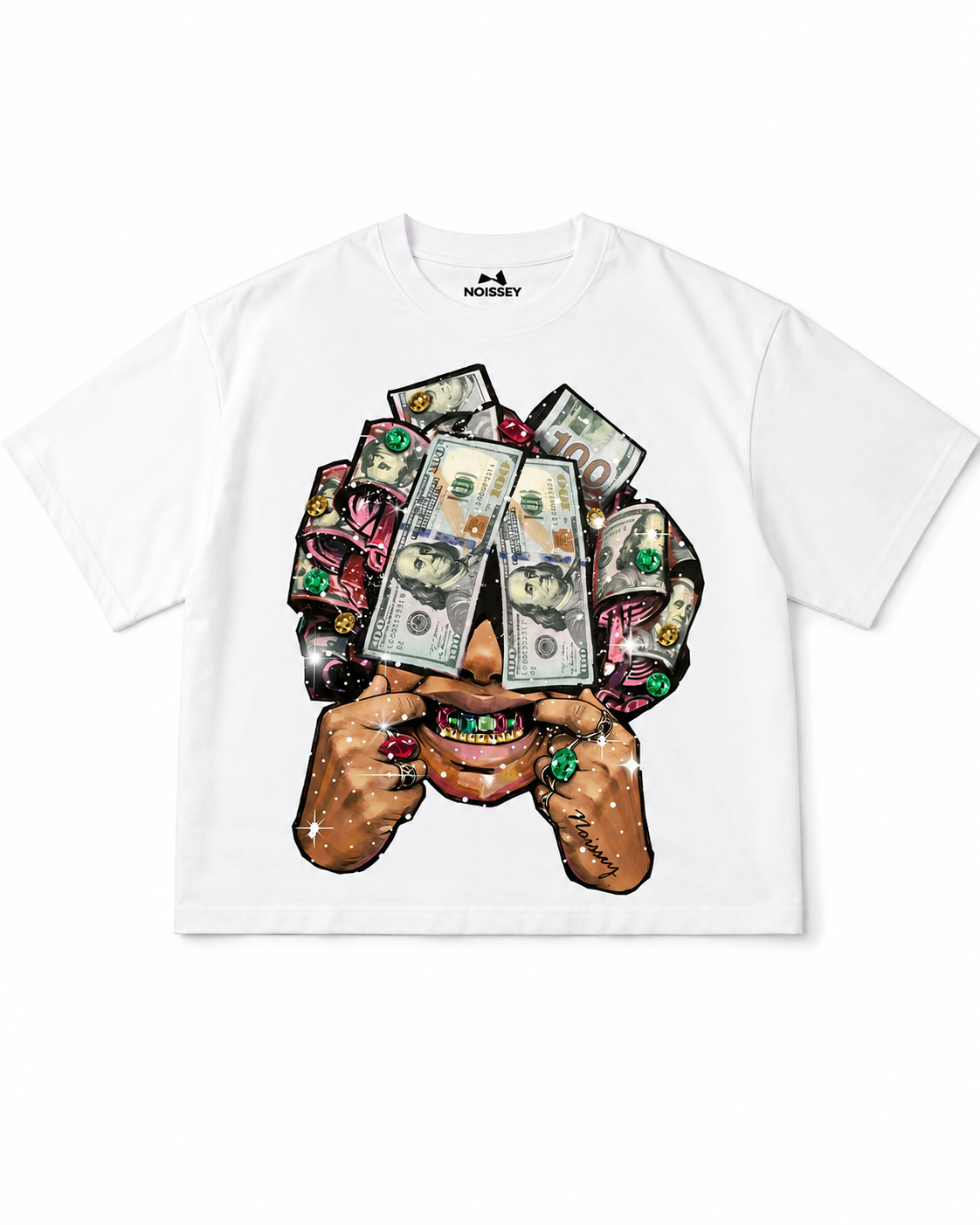 Noissey Money Graphic White T-Shirt