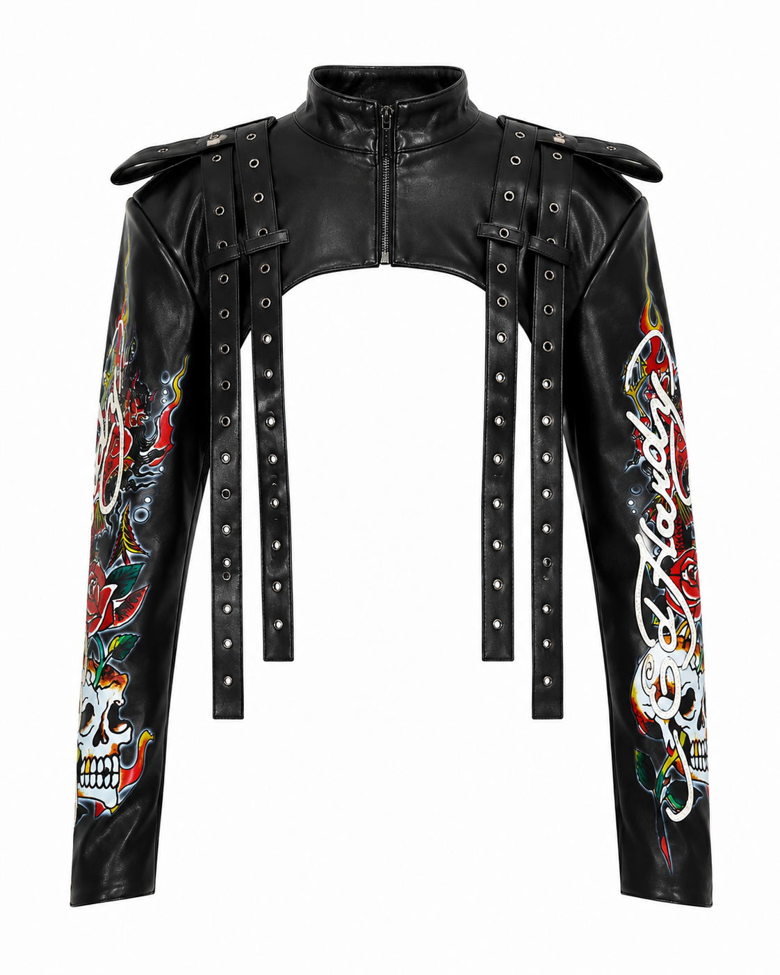Namilia Tattoo Choker Bolero Jacket