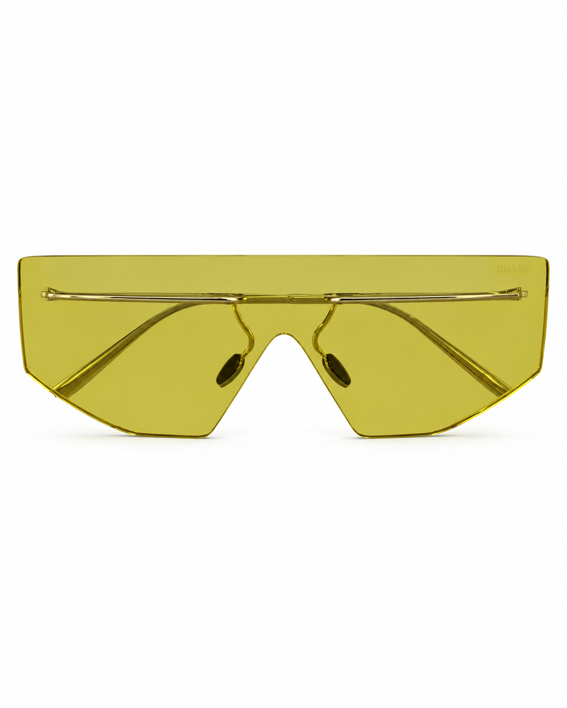 Prada Yellow Shield Sunglasses