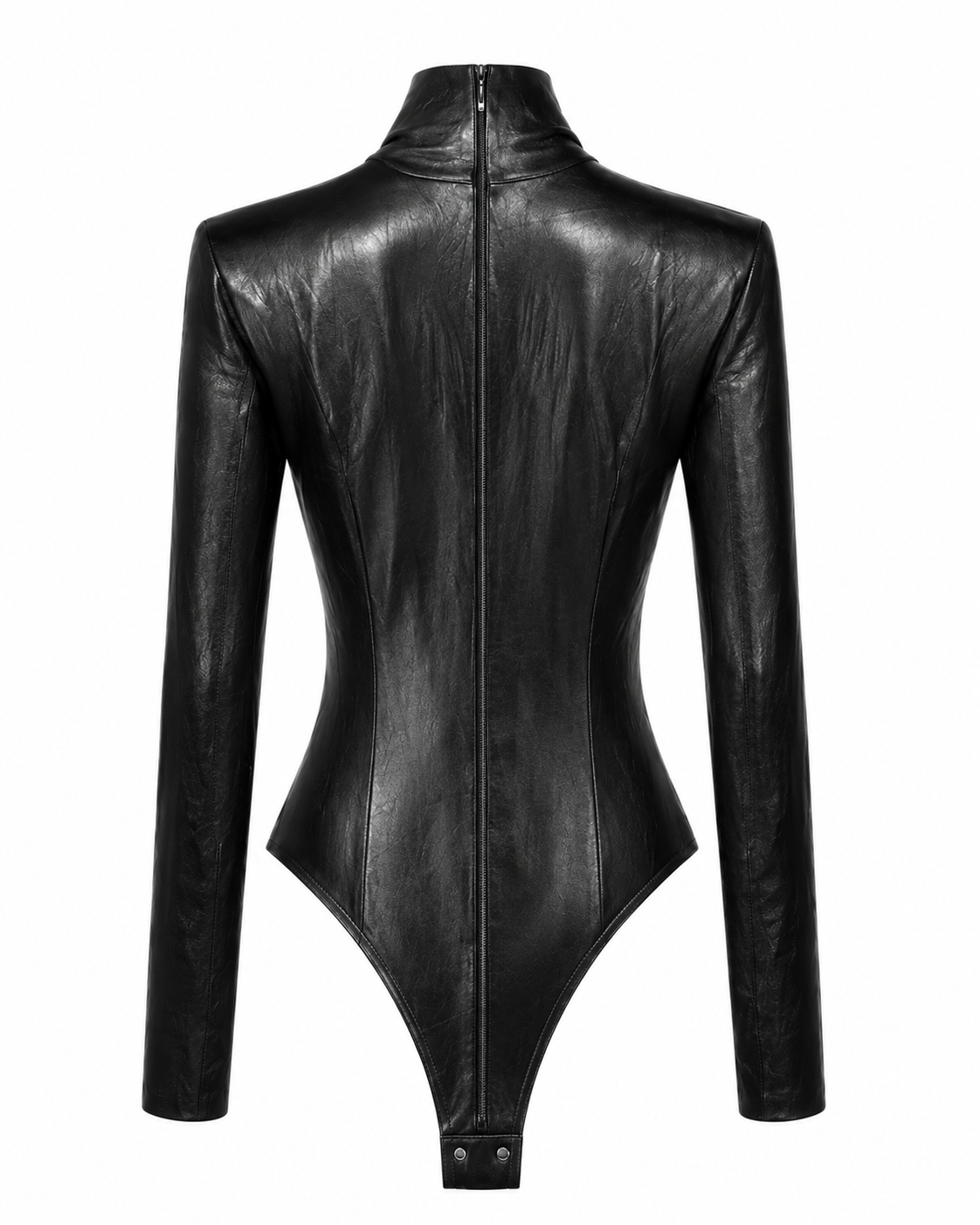 Hakan Akkaya Sculpted Leather Bodysuit