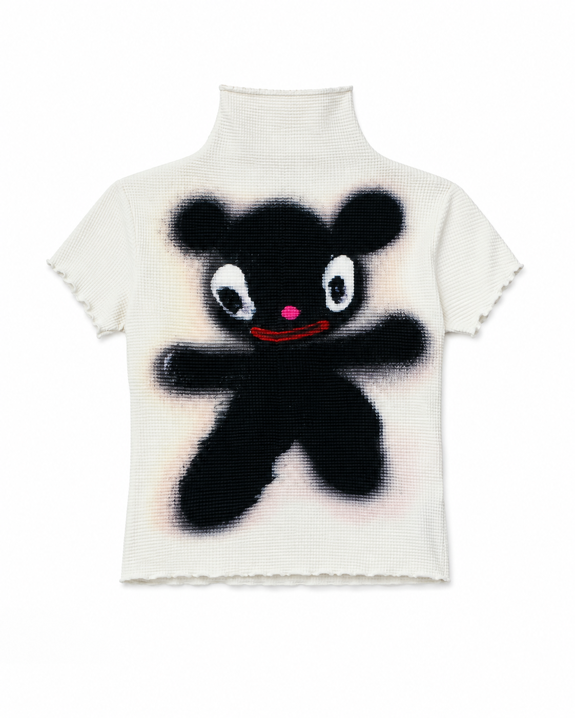 Tokyo Printed Label Bear Shirt