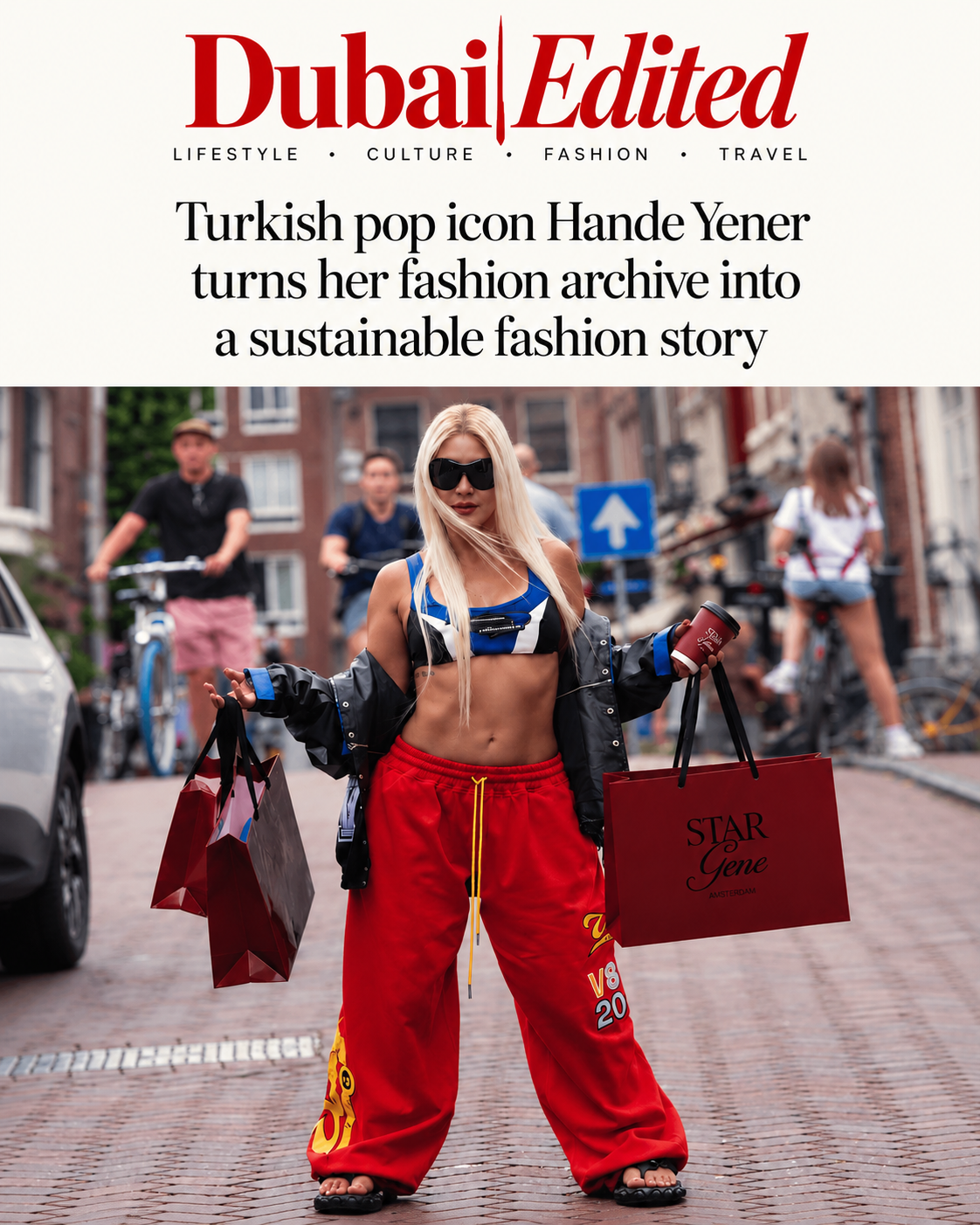 STAR Gene in Dubai Edited | Hande Yener's Fashion Archive