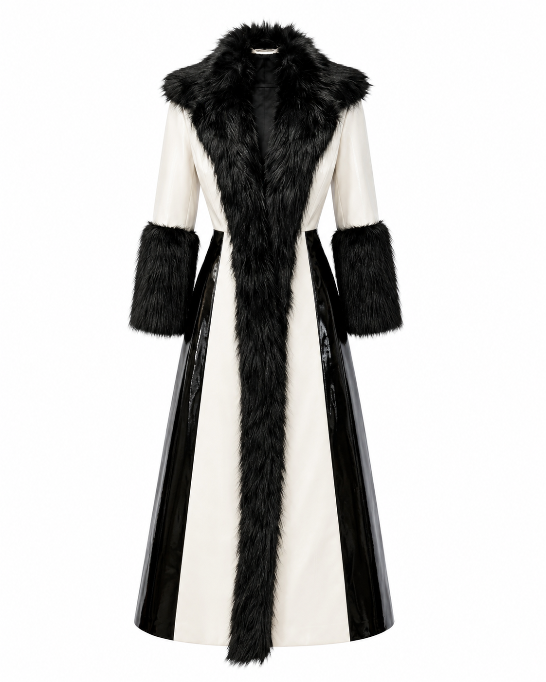 HAKAN Royal Contrast Coat Black/White