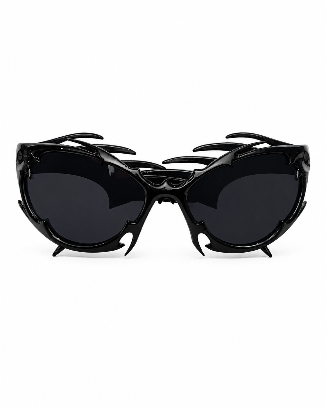 CAMPERLAB Tormenta Black Sculptural Sunglasses