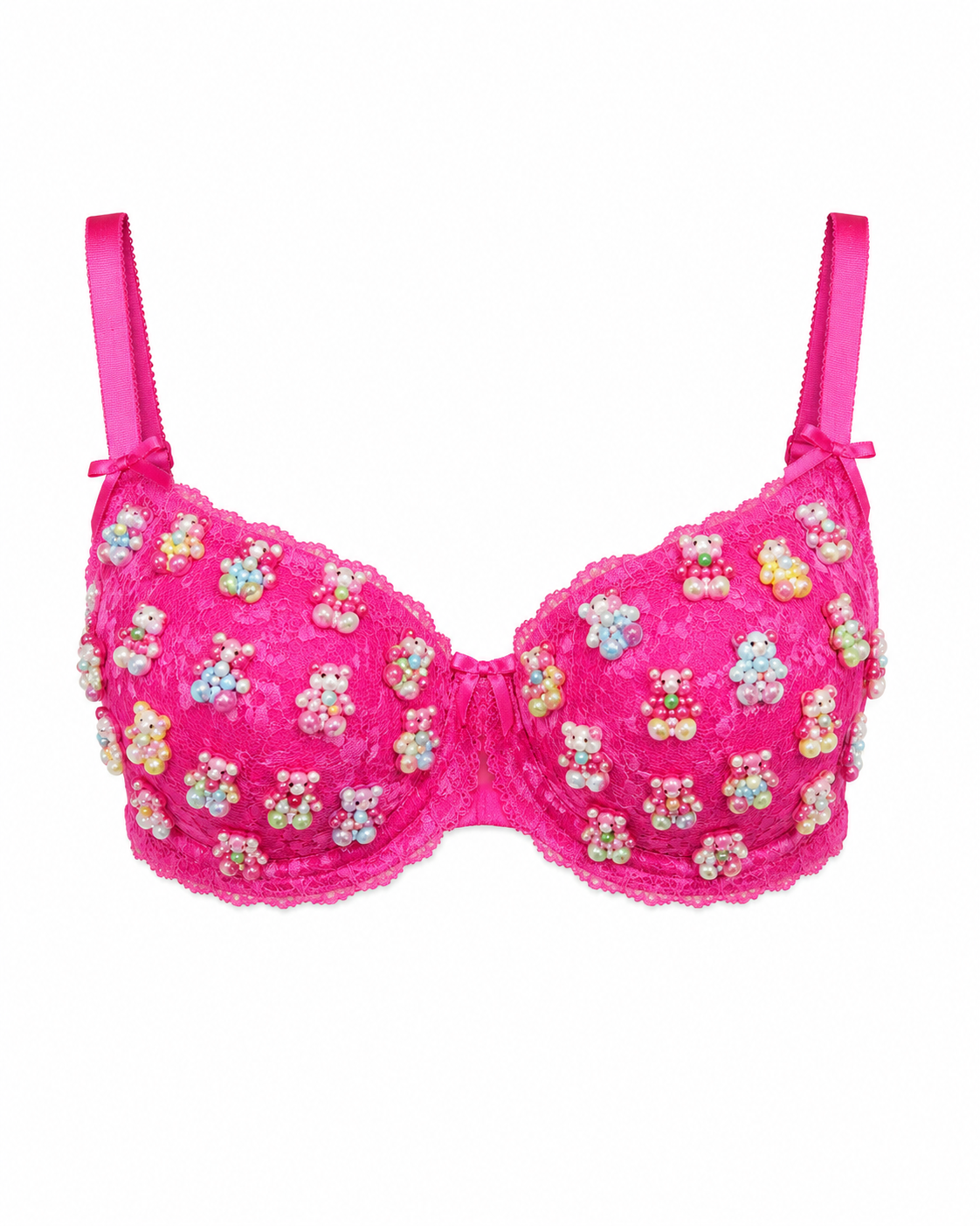 Embellished Lace Bra