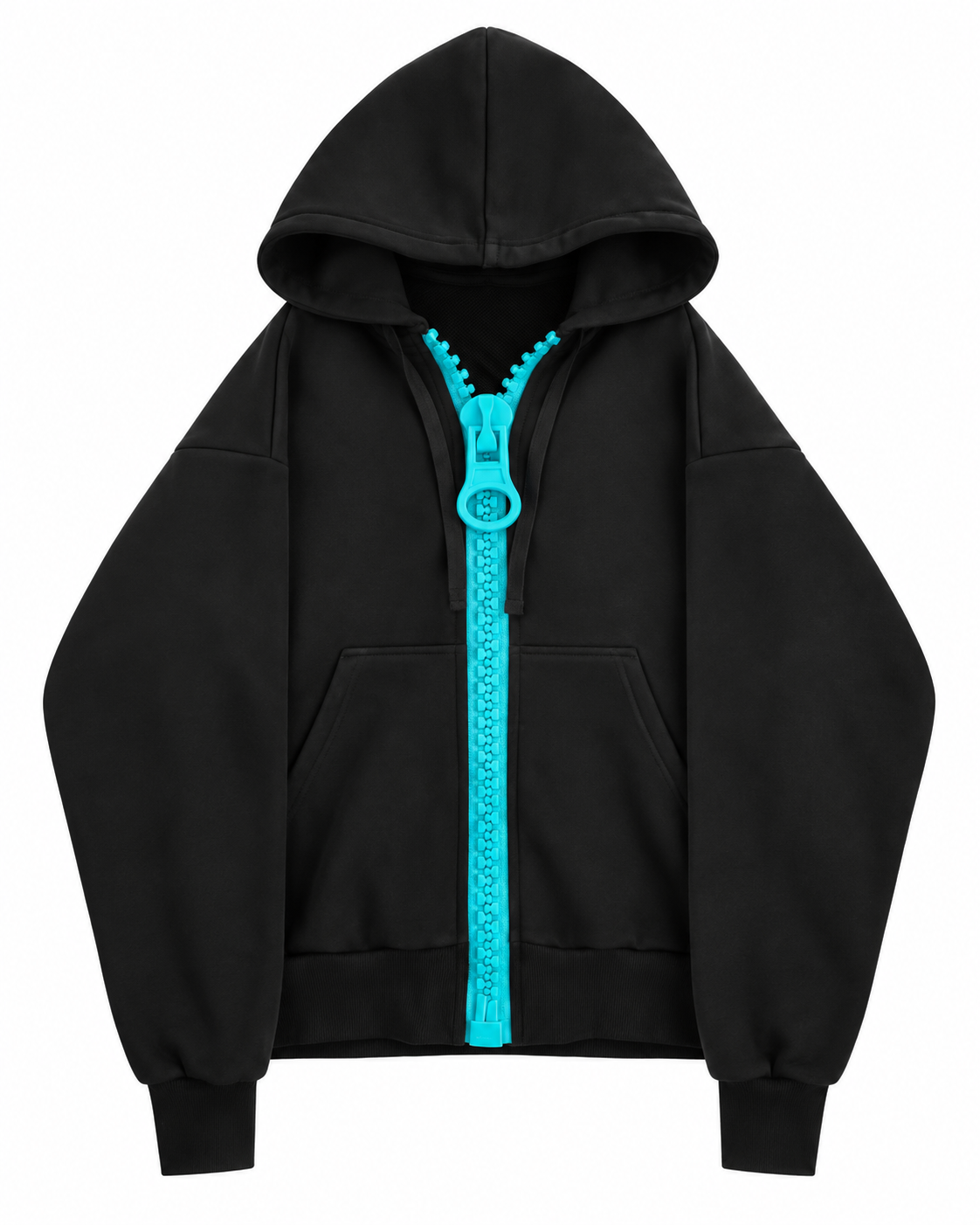Tokyo Vintage Big Zip Hoodie