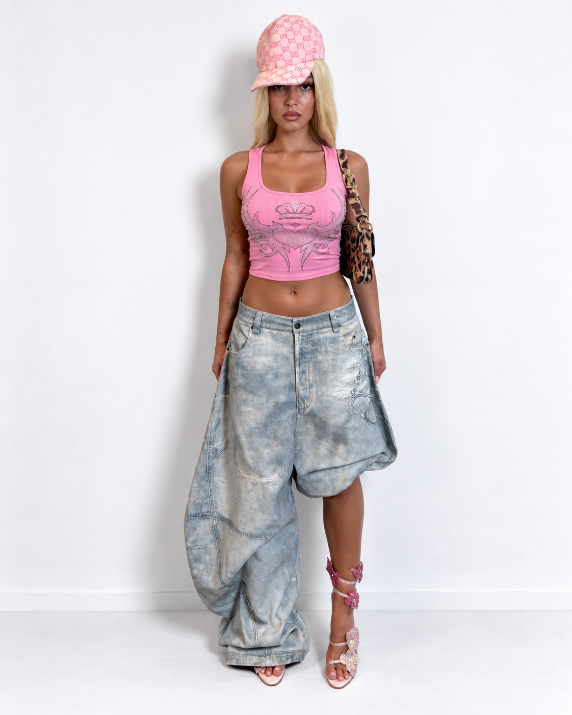 Feng System Baggy Jeans Light Blue