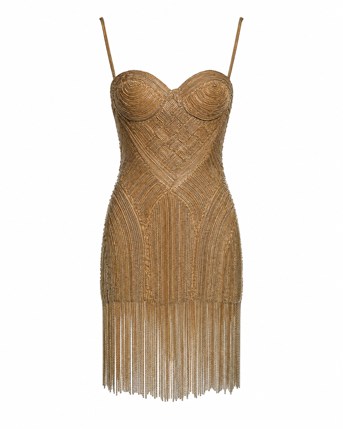 Alexander McQueen F/W 2006 Gold Chainmail Dress