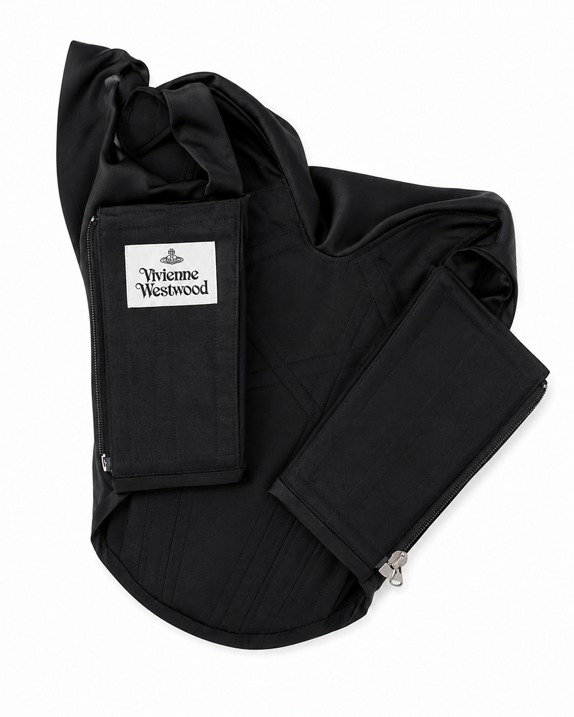 Vivienne Westwood Black Sculptural Corset Top