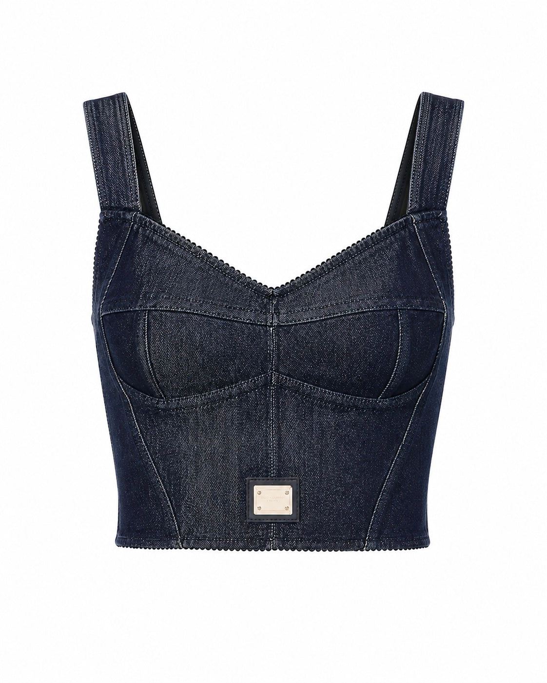 Dolce & Gabbana Denim Corset Top