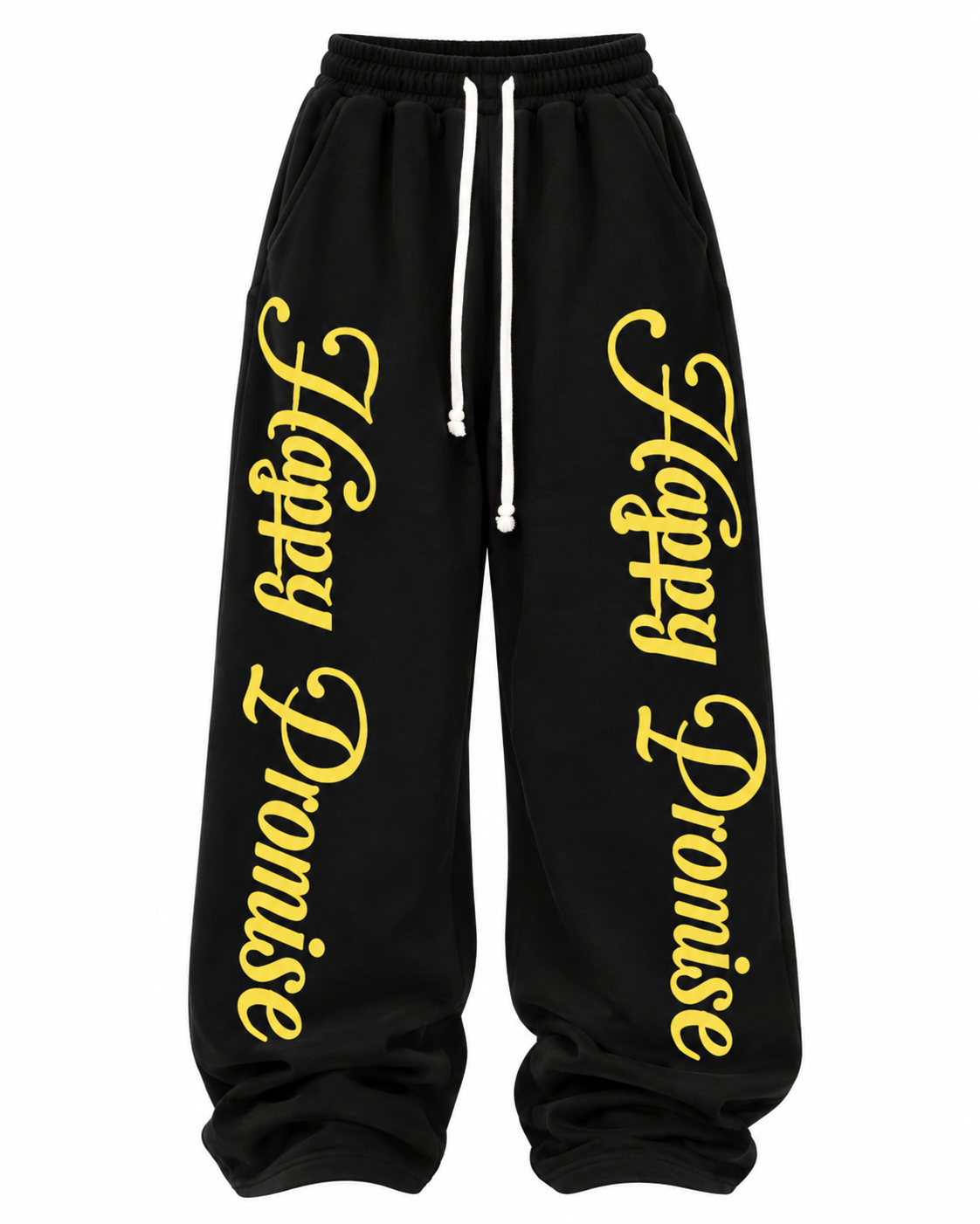 IHP Happy Promise Black Sweatpants
