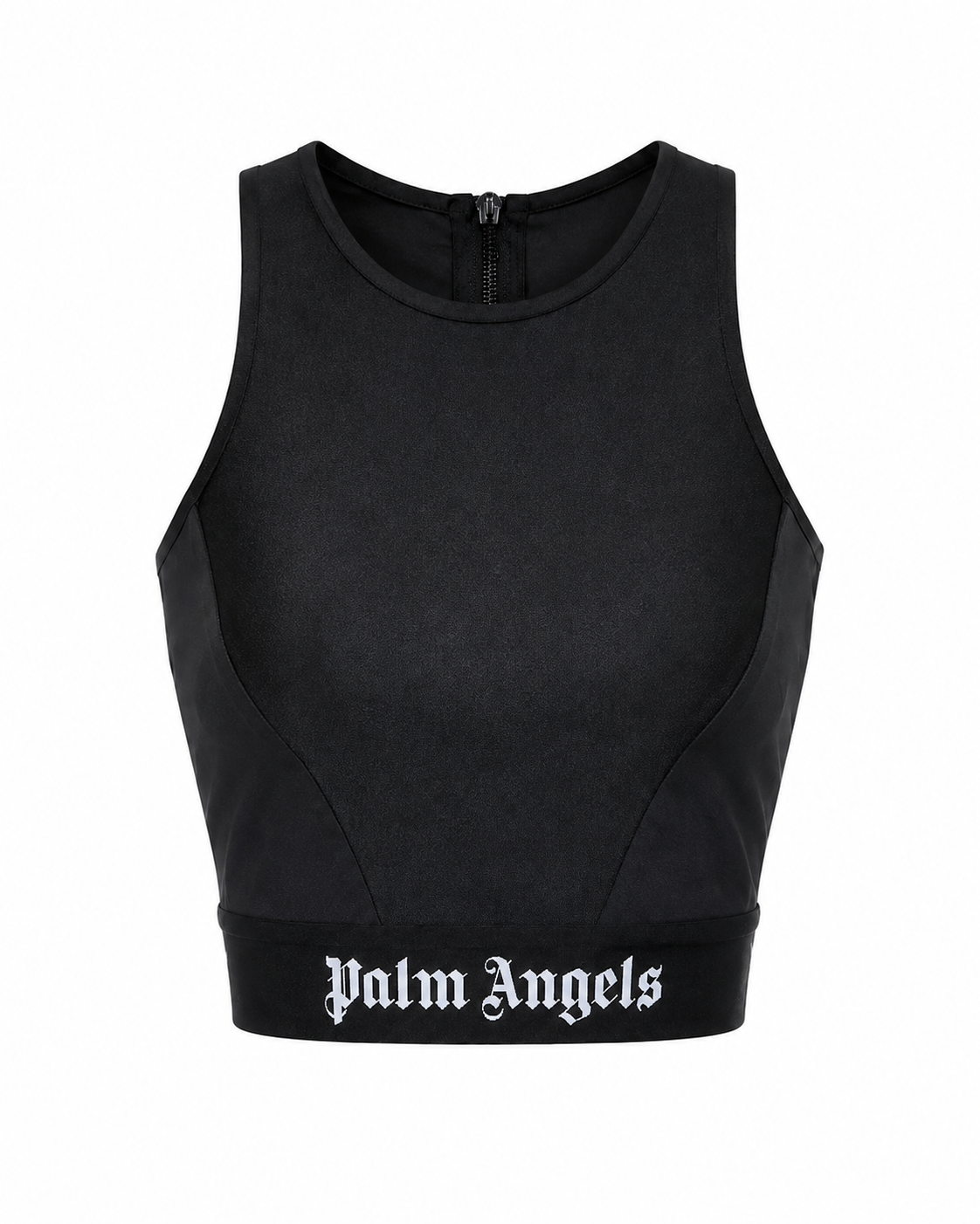 Palm Angels Logo Crop Top