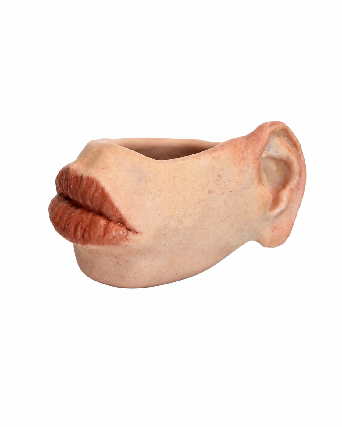 Sculptural Face Candle Holder KIku By Merve Öztemel