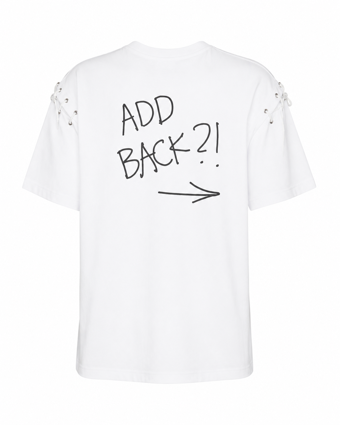 AVAVAV Lace-Up Graphic T-Shirt