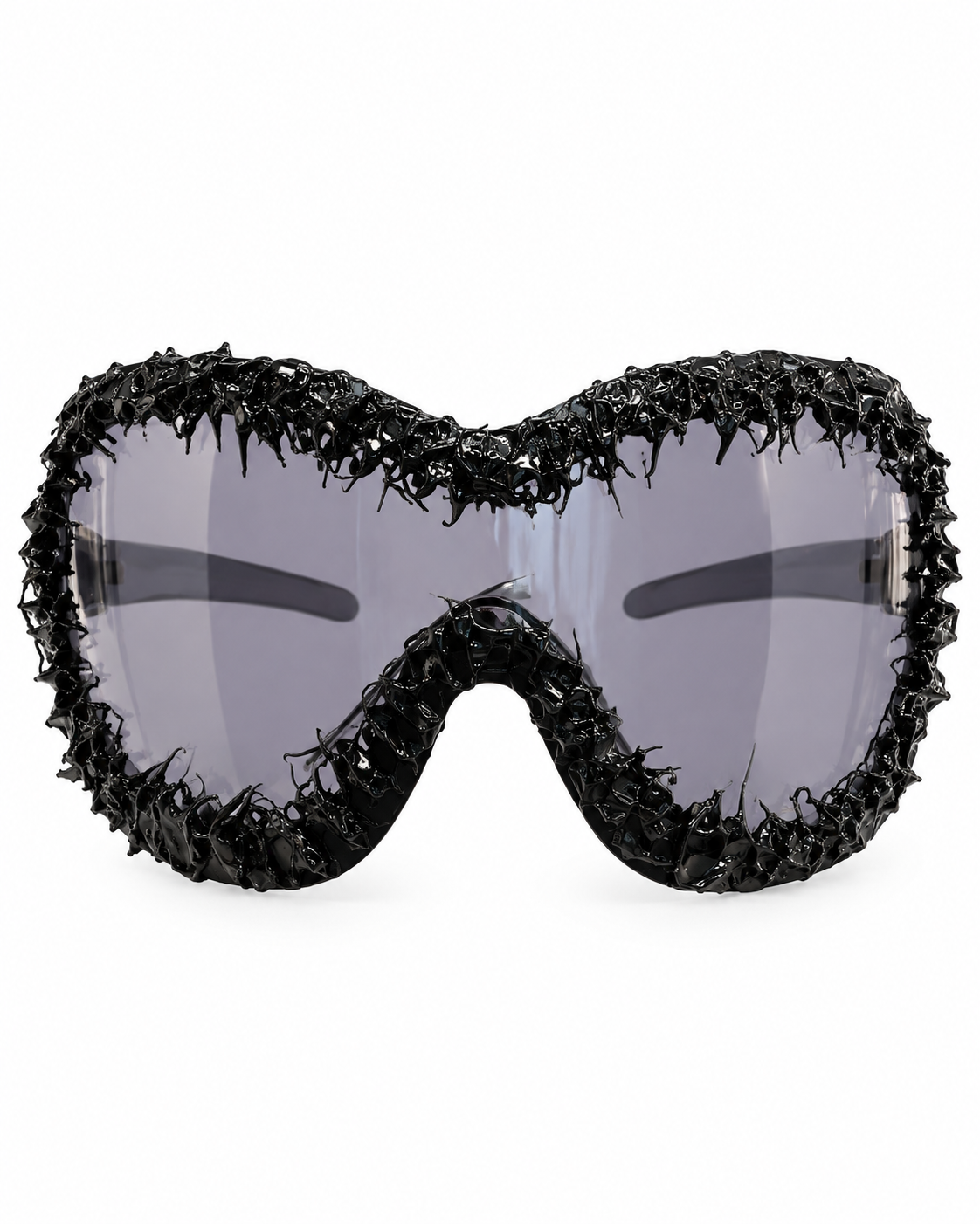 Tokyo Vintage Custom Textured Shield Sunglasses