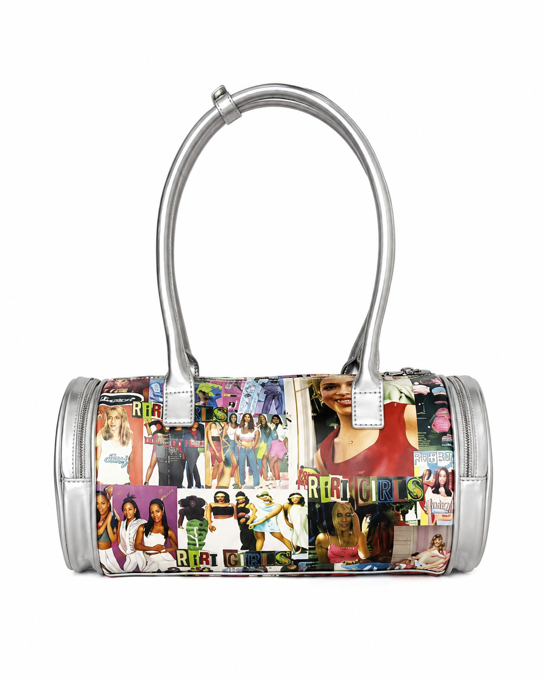 Tokyo R&B Girls Y2K Collage Barrel Bag