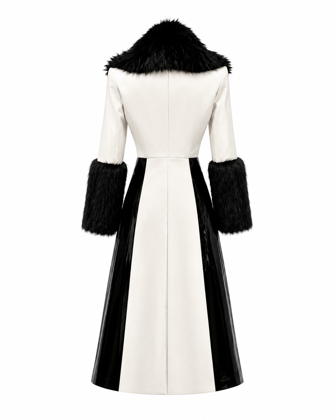 HAKAN Royal Contrast Coat Black/White