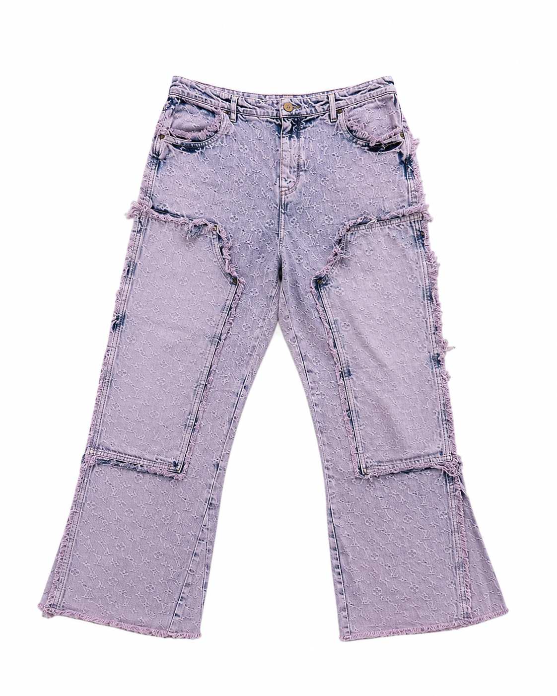 Louis Vuitton Purple & Blue Monogram Carpenter Jeans