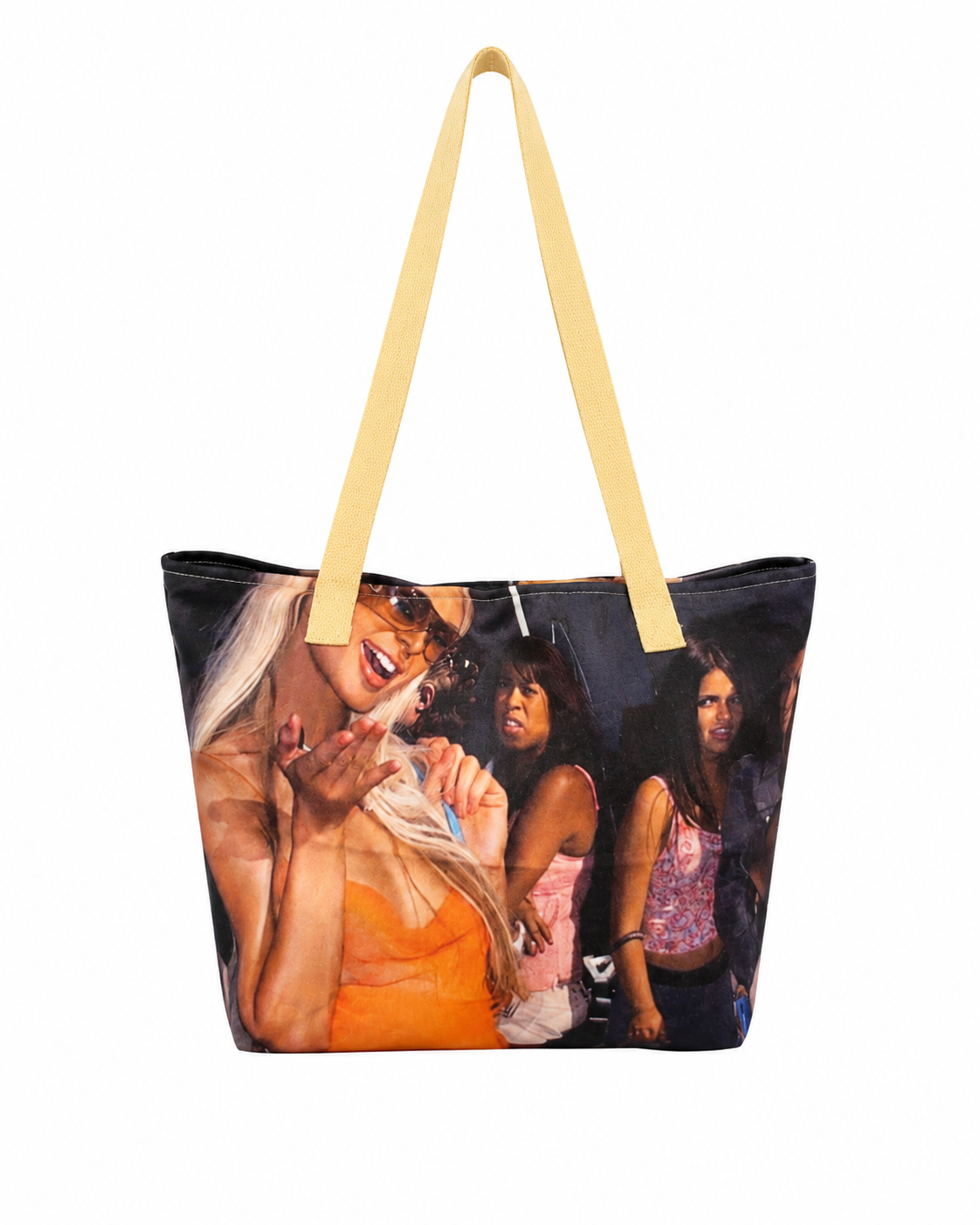 Tokyo Paris Hilton Y2K Party Print Tote Bag