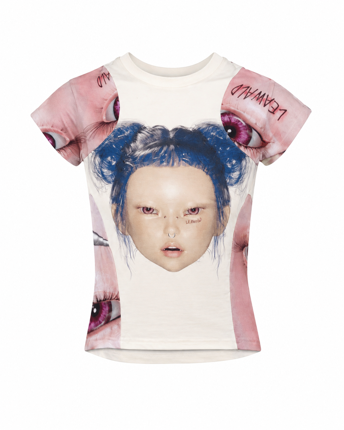 Lea Wald Surreal Doll Graphic Baby Tee